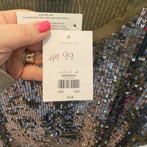 Top Shop Sequins top - Picture 11 of 11